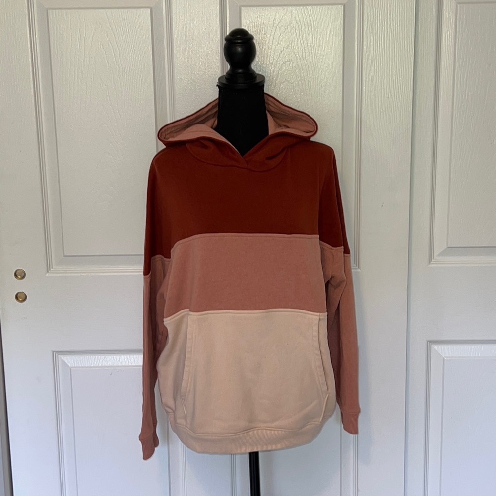 American Eagle hoodie, Ahh-mazingly Soft colorblock pullover size M